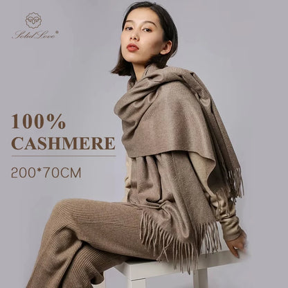 Large Cashmere Scarf 200x70cm – Premium Edition