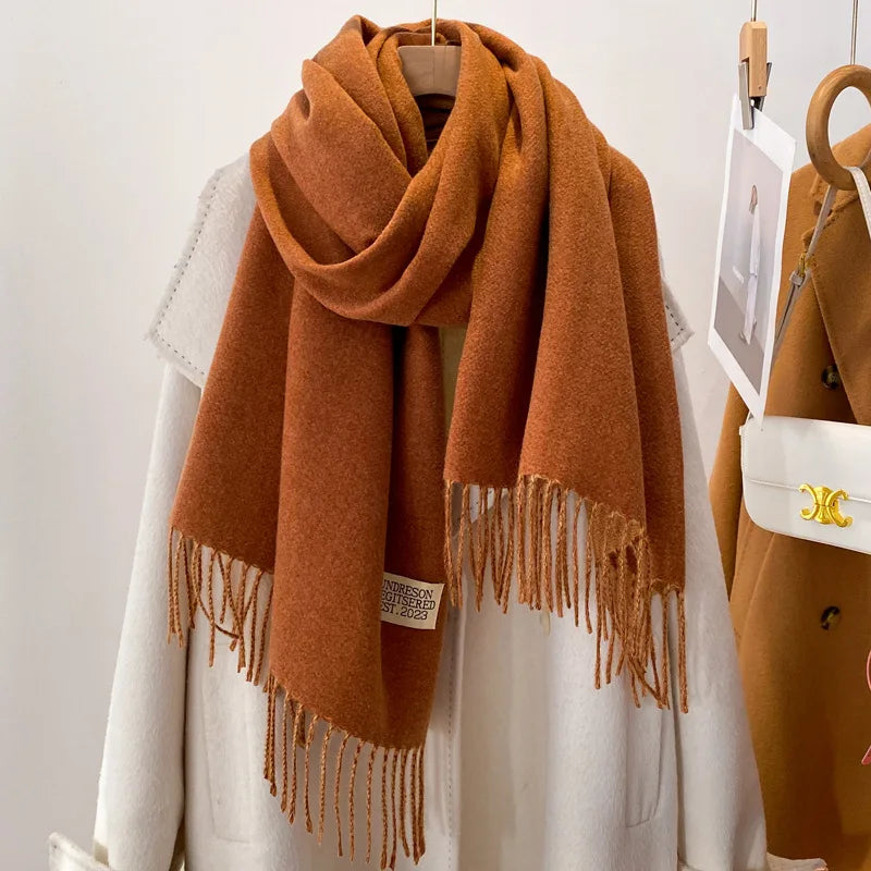 Winter Poncho Shawl Cashmere Scarf for Women RIAZ EXPRESS