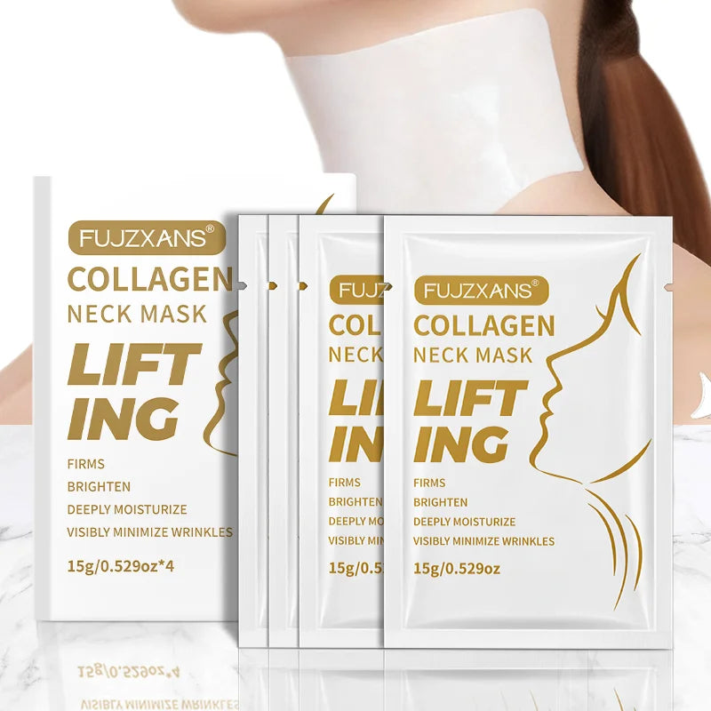 Overnight Collagen Neck Mask – 4 Pcs
