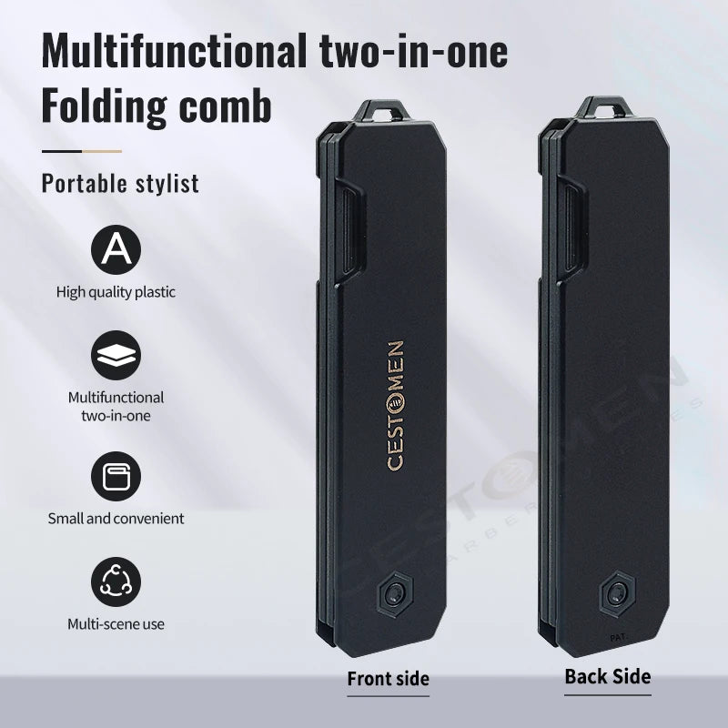 3-in-1 Pocket Folding Comb Set