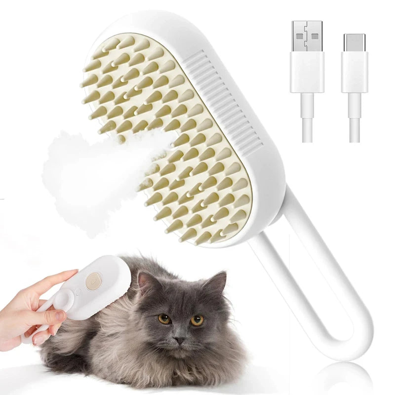 3-in-1 Electric Pet Cleaning Brush: Groom, Clean, and Pamper Your Pet