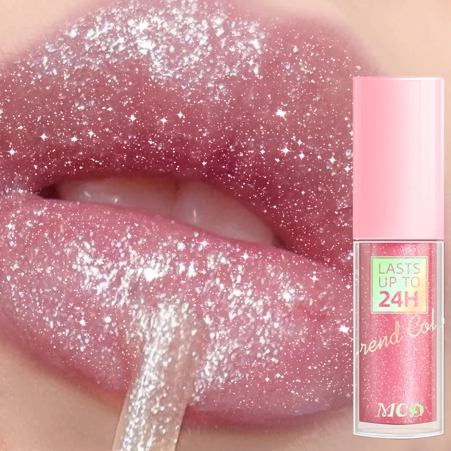 Glitter Lip Gloss – Long-Lasting Waterproof Shine