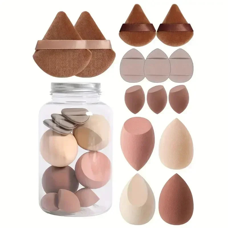 12/14Pcs Makeup Sponge Set – Beauty Blender Puff Kit