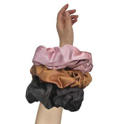 Oversized Scrunchies for Women and Girls,No Damage Large Hair Ties,For Sleeping, Parties, Weddings,3 Pcs