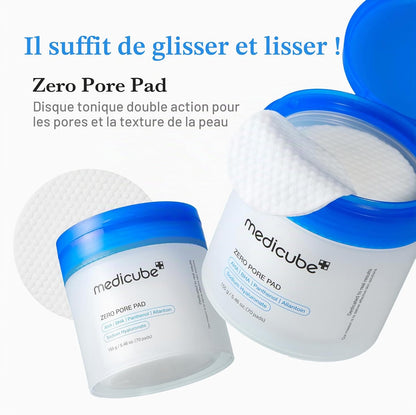 Zero Pore Pads 2.0, Tonifiants Pour Le Visage À Double Texture Pour L'Exfoliation Et Le Soin Des Pores Avec 4,5% D'Acide Lactique Aha (70 Unidades)