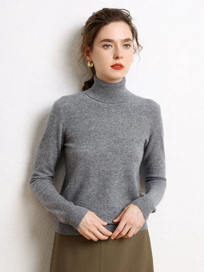 Cozy Cashmere Turtleneck Sweater