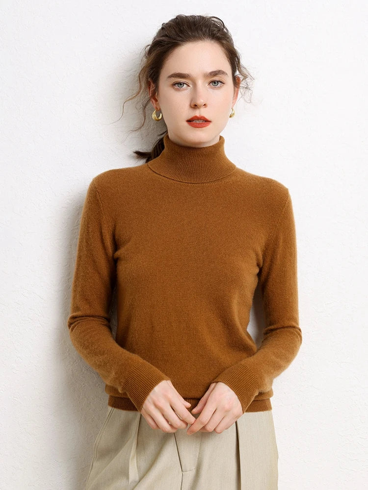 Cozy Cashmere Turtleneck Sweater