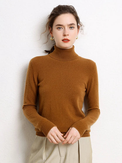 Cozy Cashmere Turtleneck Sweater