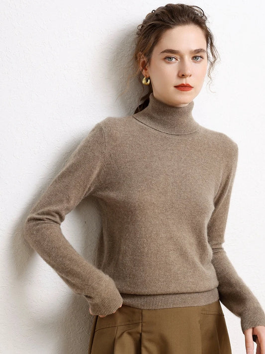 Cozy Cashmere Turtleneck Sweater