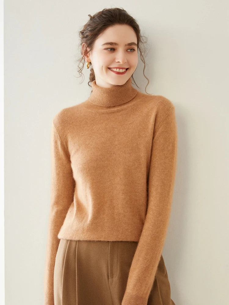 Cozy Cashmere Turtleneck Sweater